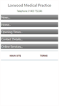 Mobile Screenshot of loxwoodmedicalpractice.co.uk